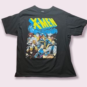 Marvel Comics X-Men Graphics T Shirt Size XL Cyclops Wolverine Storm
